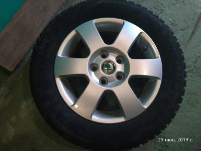 Лот: 13970876. Фото: 1. Диски для Skoda Octavia A5. Шины на дисках