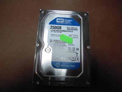 Лот: 13915708. Фото: 1. HDD 250gb SATA, жесткий диск для... Жёсткие диски