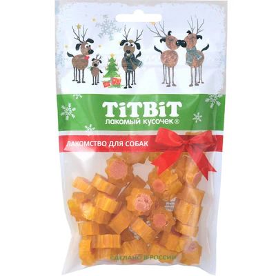 Лот: 17232268. Фото: 1. Титбит Новый Год Мармелад мясной... Корма
