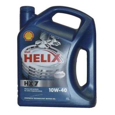Лот: 5105427. Фото: 1. Shell Helix HX7 10W-40 4 л. Масла, жидкости