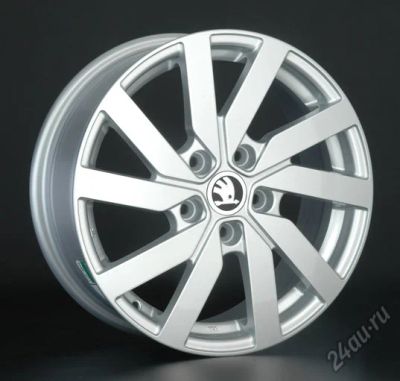 Лот: 5877847. Фото: 1. Литые диски для Skoda 6,5Jx16... Диски