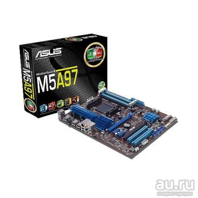 Лот: 16409743. Фото: 1. comp.mb.(AM3+.#12) ASUS M5A97... Материнские платы