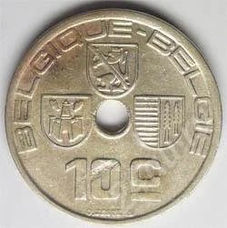 Лот: 216480. Фото: 1. Бельгия. 10 сантим 1938г. Редкость... Европа