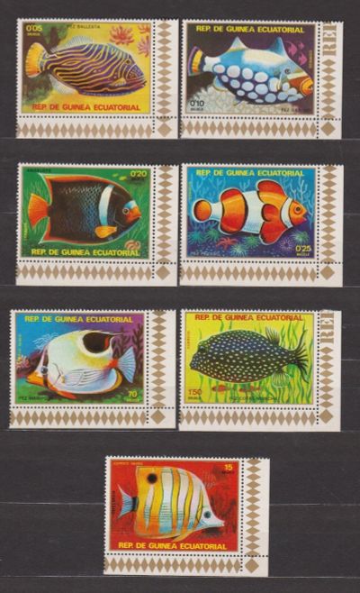 Лот: 16929504. Фото: 1. Серия марок " Рыбы.". Марки