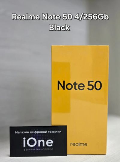 Лот: 24671961. Фото: 1. Realme Note 50 4/256Gb Black... Смартфоны