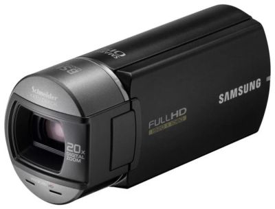 Лот: 3841852. Фото: 1. Видеокамера Samsung HMX Q10P Black. Кинокамеры