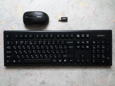 Лот: 10381336. Фото: 1. Беспроводной комплект клавиатура... Клавиатуры и мыши