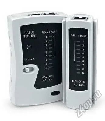 Лот: 5548367. Фото: 1. Тестер кабеля - XT-468 для RJ-45... Другое (сетевые устройства)