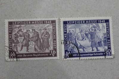 Лот: 24680049. Фото: 1. Германия 1948 года. Лейпцигская... Марки