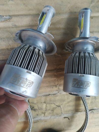 Лот: 20754717. Фото: 1. Светодиодные led лампы H4 б/у. Оптика и освещение