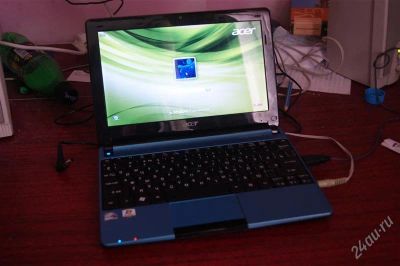 Лот: 1709634. Фото: 1. Нетбук Acer Aspire one D257 синий... Ноутбуки