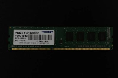 Лот: 19951556. Фото: 1. Patriot DDR3 4GB 1600MHz. Оперативная память