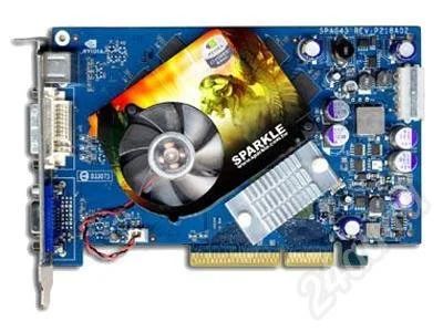 Лот: 461310. Фото: 1. Ge-Force 6600GT Sparkle AGP. Видеокарты
