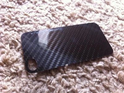 Лот: 2189683. Фото: 1. carbon карбон iPhone 4 4s / задняя... Защитные стёкла, защитные плёнки