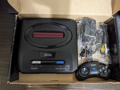 Лот: 21241554. Фото: 1. Sega mega drive 2 клон из начала... Игровые приставки, консоли