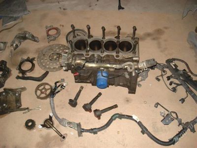 Лот: 2516737. Фото: 1. блок цилиндров HONDA 1.7 D17A. Двигатель и элементы двигателя