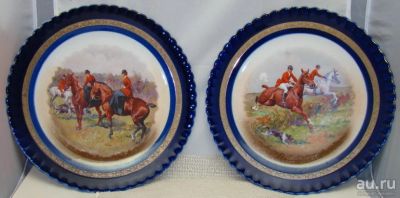 Лот: 18242414. Фото: 1. Блюда кабинетные декоративные... Фарфор, керамика