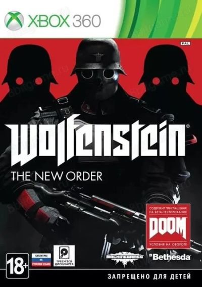 Лот: 13346281. Фото: 1. Wolfenstein: The New Order [Xbox... Игры для консолей