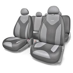 Лот: 14471429. Фото: 1. MTX-1105G D.GY/L.GY (S) Авточехлы... Чехлы, коврики, оплетки руля