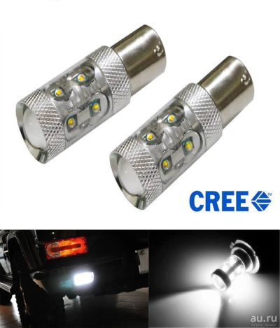 Лот: 13160170. Фото: 1. Светодиодная лампа P21W-1156-CREE... Детали тюнинга