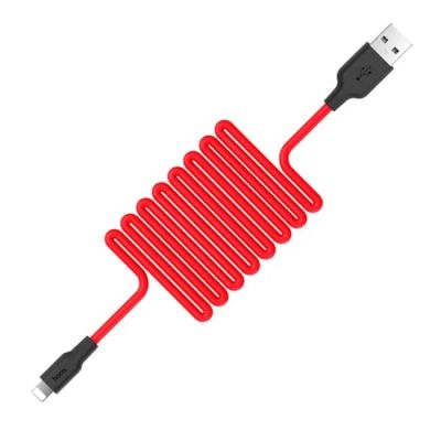 Лот: 21430850. Фото: 1. Кабель USB Hoco X21 Apple силиконовый... Дата-кабели, переходники