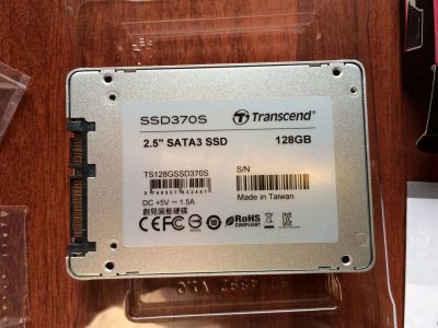 Лот: 14423915. Фото: 1. SSD 128GB Transcend TS128GSSD370S... SSD-накопители