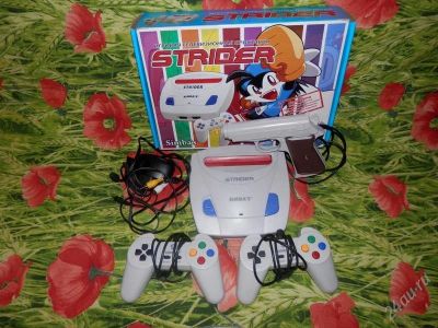 Лот: 2222893. Фото: 1. Dendy Simba's Strider + пистолет... Игровые приставки, консоли
