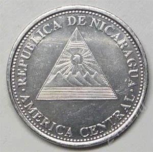 Лот: 1176103. Фото: 1. Никарагуа. 1 кордоба 2002г. Массонская... Америка