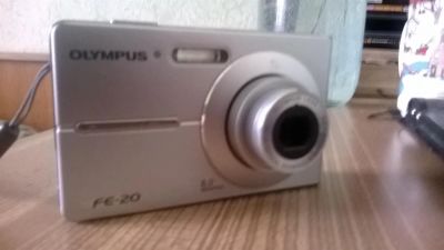 Лот: 3832198. Фото: 1. "Olympus fe-20" Компактный,легкий... Цифровые компактные