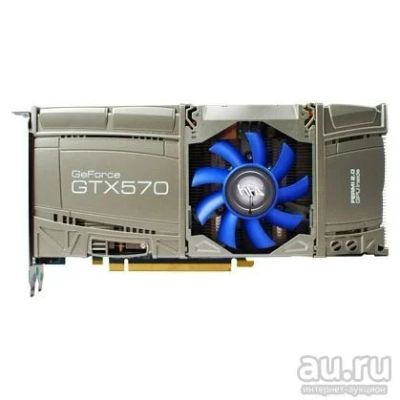 Лот: 12678559. Фото: 1. KFA2 GeForce GTX 570 732Mhz PCI-E... Видеокарты