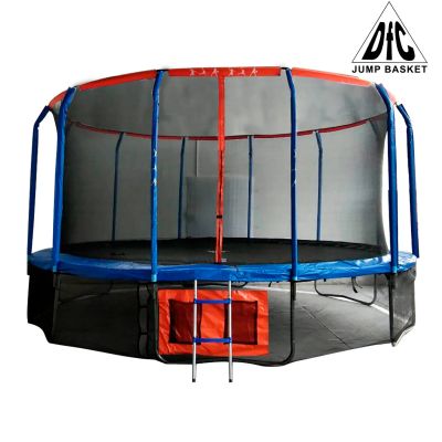 Лот: 15988032. Фото: 1. Батут DFC Jump Basket с сеткой... Детские спортивные комплексы, батуты