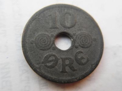 Лот: 10871762. Фото: 1. Дания 10 эре 1942. Европа