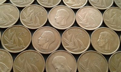 Лот: 8065670. Фото: 1. 15 монет Бельгии ( 20fr. Бодуэн-1... Европа
