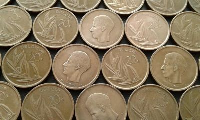 Лот: 11257303. Фото: 1. Бельгия ( 20fr. Бодуэн ) 15 монет... Европа