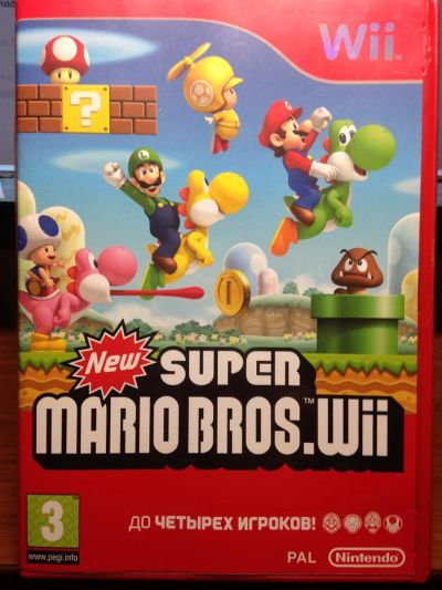 Лот: 3520980. Фото: 1. Super Mario Bros Wii. Игры для консолей