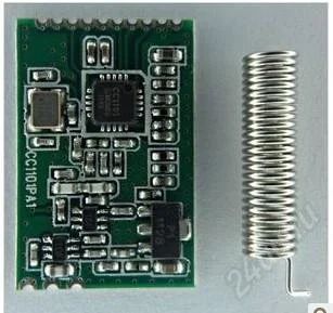 Лот: 2968494. Фото: 1. CC1101 433MHz wireless module. Микроконтроллеры