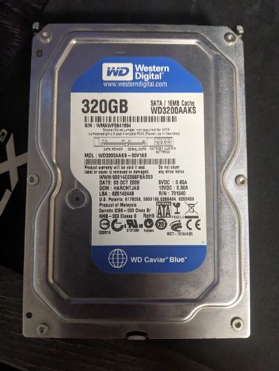 Лот: 21731219. Фото: 1. Жесткий диск Western Digital 320Gb. Жёсткие диски (HDD)