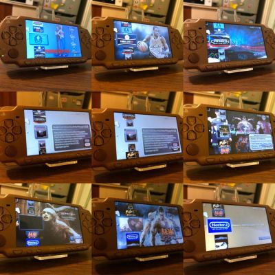 Лот: 11430030. Фото: 1. PSP Slim 16Gb, Прошита, Установлены... Игровые приставки, консоли