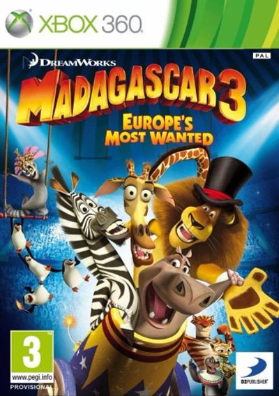 Лот: 15948820. Фото: 1. Мадагаскар 3 (Madagascar 3), лицензионный... Игры для консолей