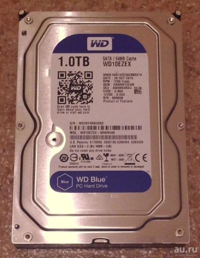 Лот: 8093373. Фото: 1. HDD / Western Digital / Model... Жёсткие диски (HDD)
