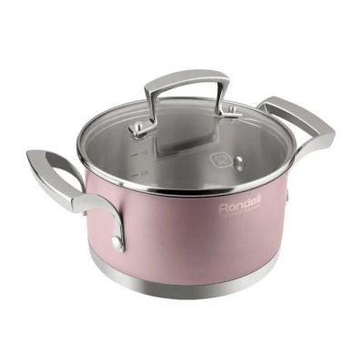 Лот: 3734028. Фото: 1. Кастрюля с крышкой 18см 2,0л Rondell... Сковороды и сотейники