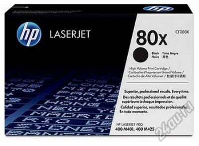 Лот: 7698617. Фото: 1. Картридж бу HP 80X (CF280X). Картриджи, расходные материалы