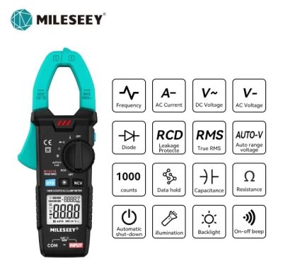 Лот: 19054345. Фото: 1. Токовые клещи Mileseey MC631B. Радиолюбительский инструмент