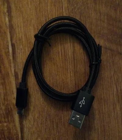 Лот: 10949069. Фото: 1. кабель usb micro usb длина 1 метр. Дата-кабели, переходники