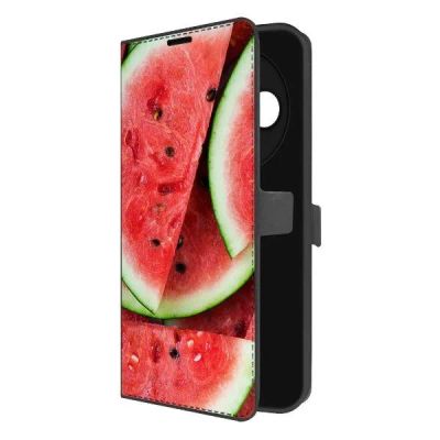 Лот: 25541040. Фото: 1. Чехол Krutoff Eco Book "Арбуз... Чехлы, бамперы