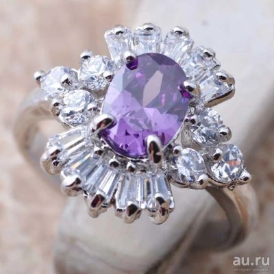 Лот: 8749206. Фото: 1. Кольцо.Камень цирконий.3 Плакировка... Кольца, перстни