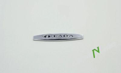 Лот: 10520844. Фото: 1. Шильд Lada квадратный на самоклейке. Детали тюнинга