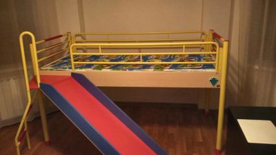 Лот: 9371178. Фото: 1. Детская кровать с горкой Cilek... Детские кровати и кроватки