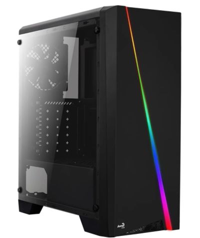 Лот: 24847122. Фото: 1. Корпус AeroCool Cylon черный. Корпуса, блоки питания