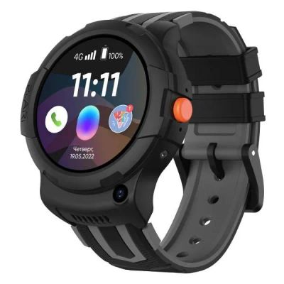 Лот: 25327907. Фото: 1. Смарт-часы Elari Wink 4G, черные. Другое (одежда и аксессуары)